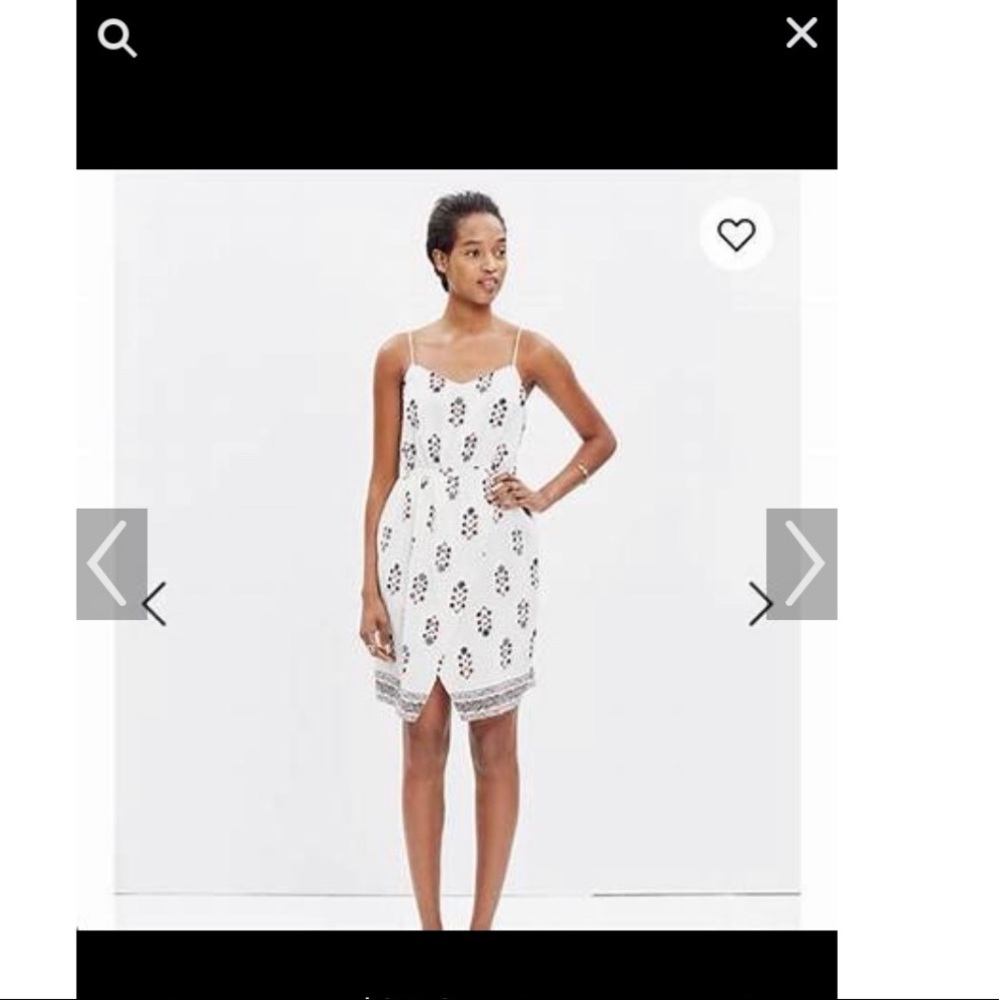 Madewell Sand Star Dress in Vine Floral